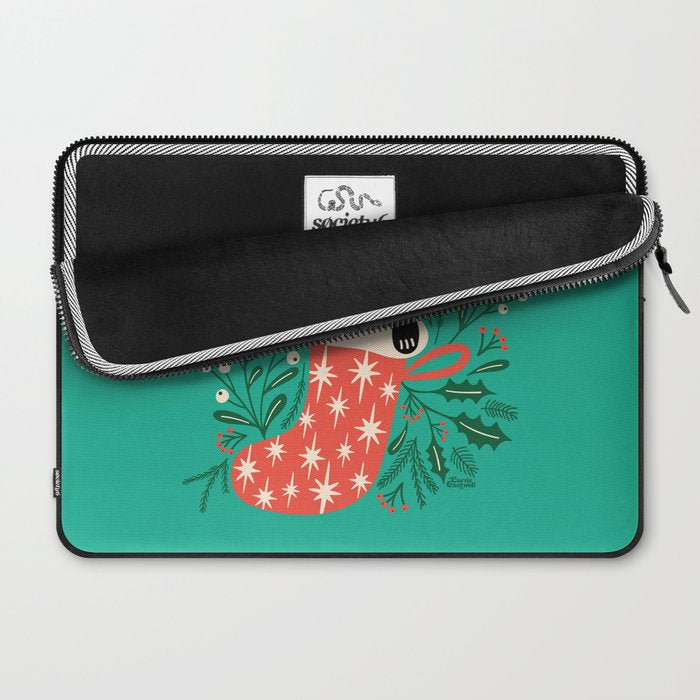Festive Feline Laptop Sleeve Gallery Image 2