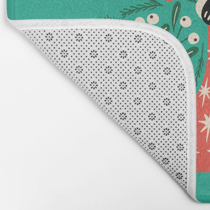 Festive Feline Bath Mat Gallery Image 2