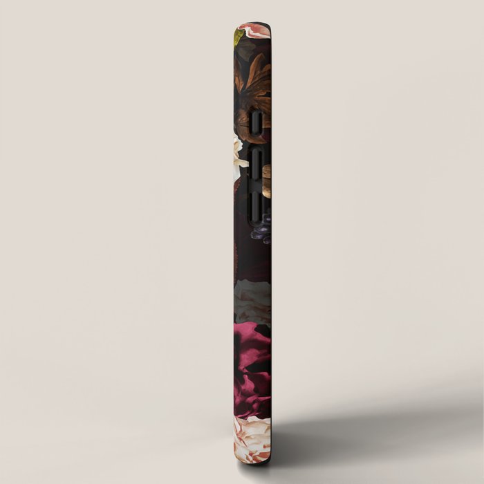 Vintage & Shabby Chic - Midnight Rose and Peony Garden iPhone Case Gallery Image 2
