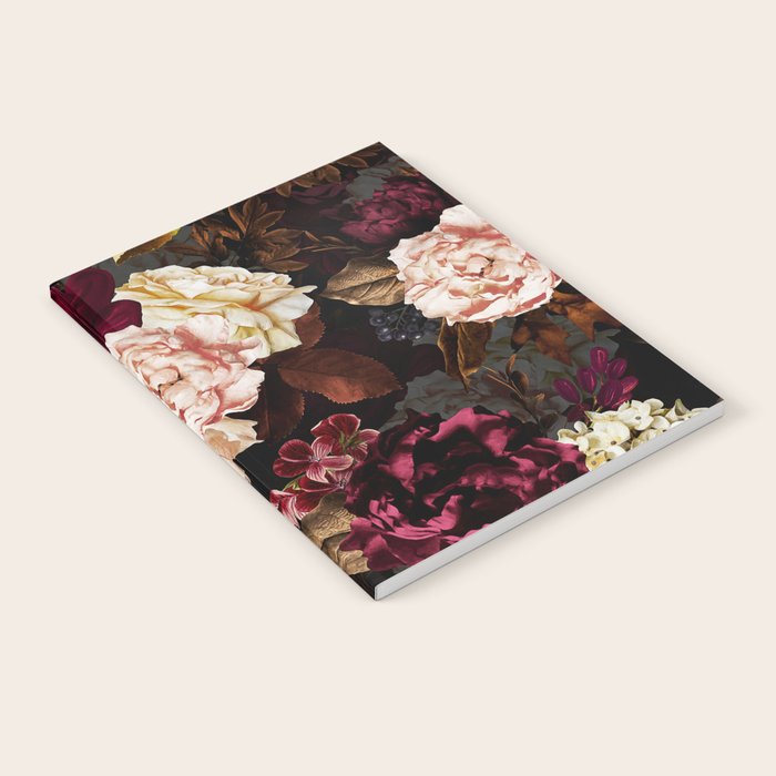 Vintage & Shabby Chic - Midnight Rose and Peony Garden Notebook Gallery Image 2