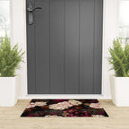 Vintage & Shabby Chic - Midnight Rose and Peony Garden Welcome Mat Gallery Image 3