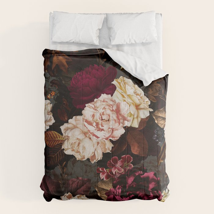 Vintage & Shabby Chic - Midnight Rose and Peony Garden Comforter Gallery Image 6