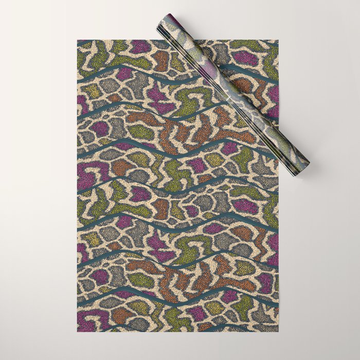 boa wave Wrapping Paper Gallery Image 1