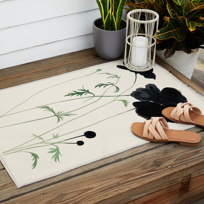Botanical Elegance II Outdoor Rug Gallery Image 2