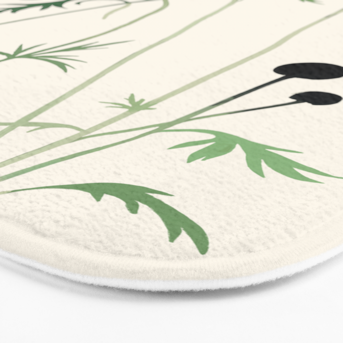 Botanical Elegance II Bath Mat Gallery Image 3