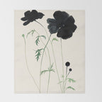 Botanical Elegance II Throw Blanket Gallery Image 2