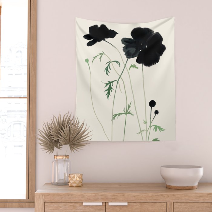 Botanical Elegance II Wall Tapestry Gallery Image 2
