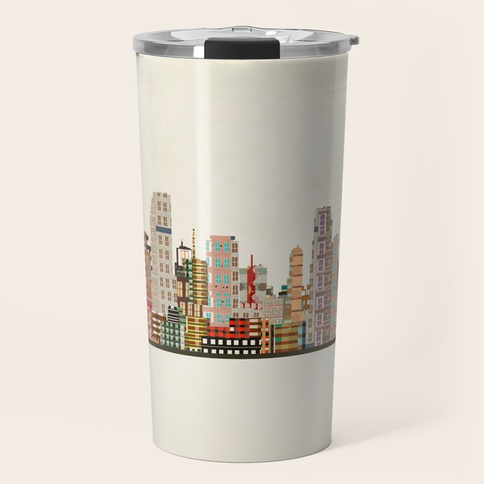 miami florida skyline Travel Mug Gallery Image 1