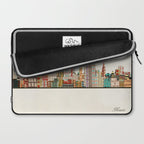 miami florida skyline Laptop Sleeve Gallery Image 2