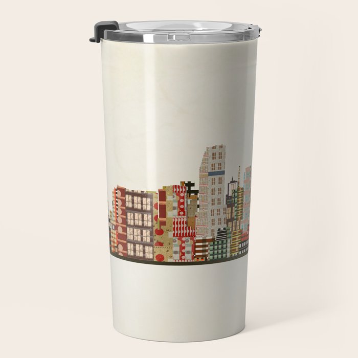 miami florida skyline Travel Mug Gallery Image 3