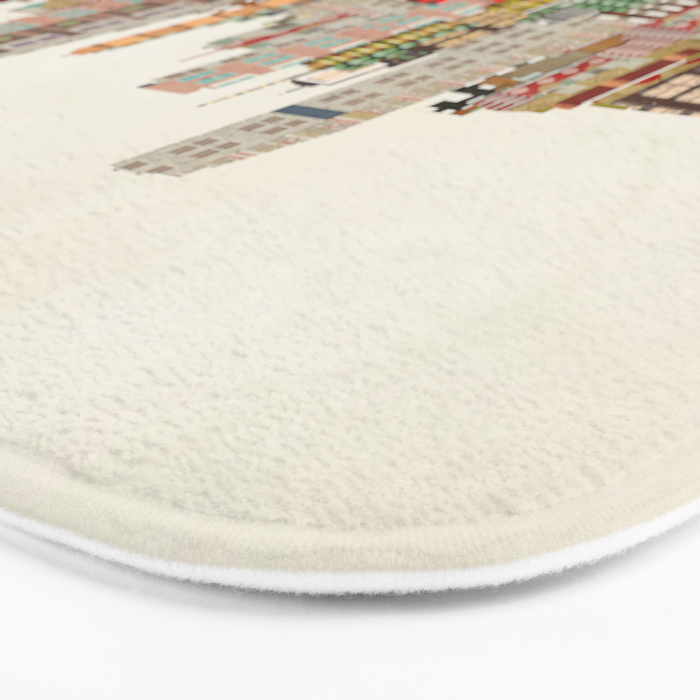 miami florida skyline Bath Mat Gallery Image 3