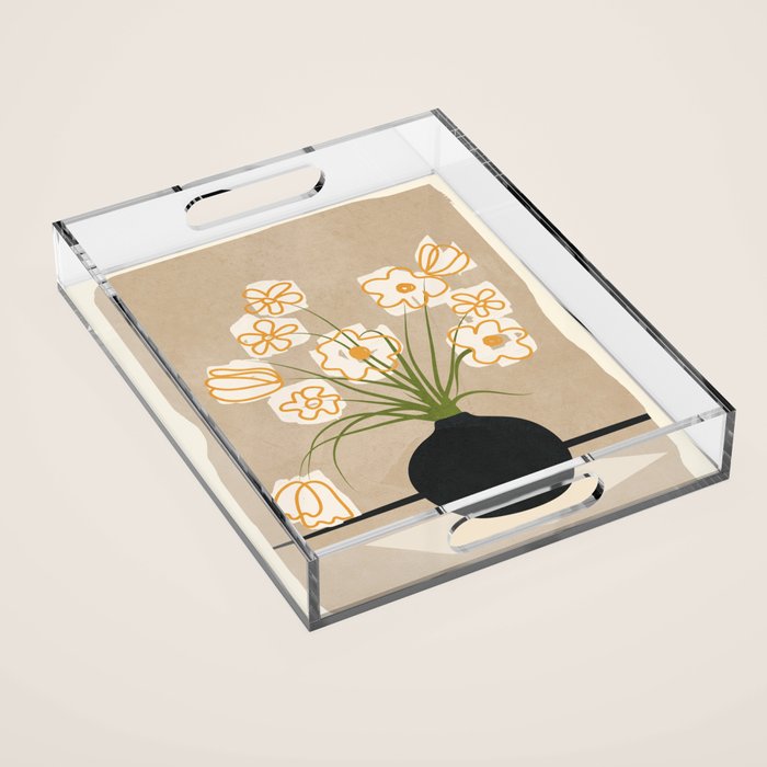 Flowers 7 Acrylic Tray Gallery Image 1