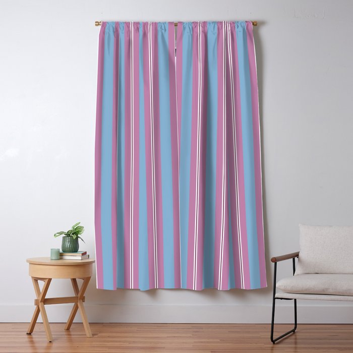 Bubblegum Stripes Window Curtain Gallery Image 5