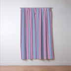 Bubblegum Stripes Window Curtain Gallery Image 3