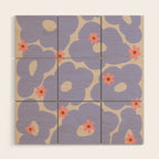 Floral ten Wood Wall Art Gallery Image 1