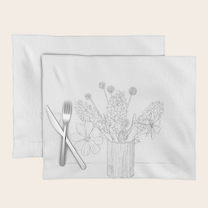  Spring Line Mood  Placemat Gallery Image 1