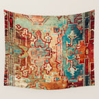 Eclectic Vintage Bohemian Aesthetic Wall Tapestry Gallery Image 4
