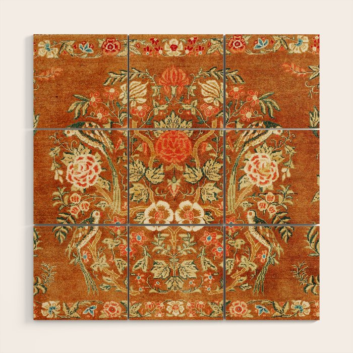 Tabriz Azerbaijan Northwest Persian Rug Print Wood Wall Art Gallery Image 1