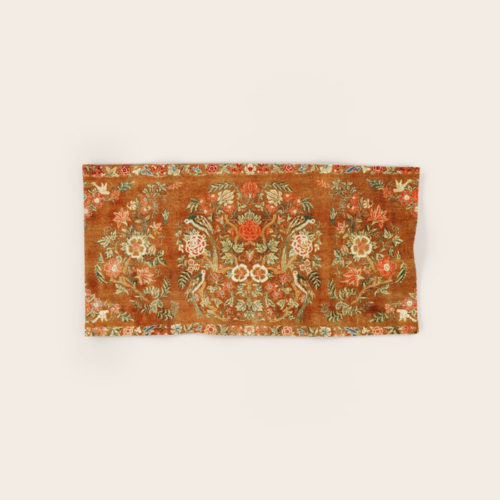 Tabriz Azerbaijan Northwest Persian Rug Print Bath Towel Gallery Image 1