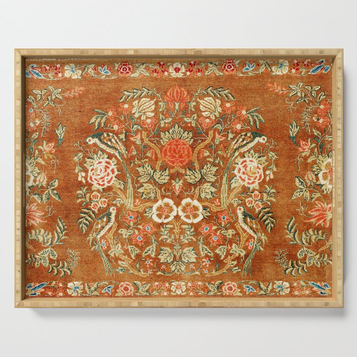 Tabriz Azerbaijan Northwest Persian Rug Print Serving Tray Gallery Image 1