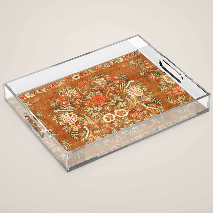 Tabriz Azerbaijan Northwest Persian Rug Print Acrylic Tray Gallery Image 1