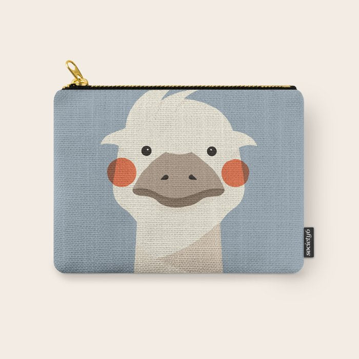 Emu, Animal Portrait Carry All Pouch Gallery Image 1