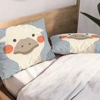 Emu, Animal Portrait Pillow Sham Gallery Image 2