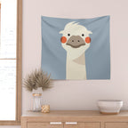 Emu, Animal Portrait Wall Tapestry Gallery Image 2