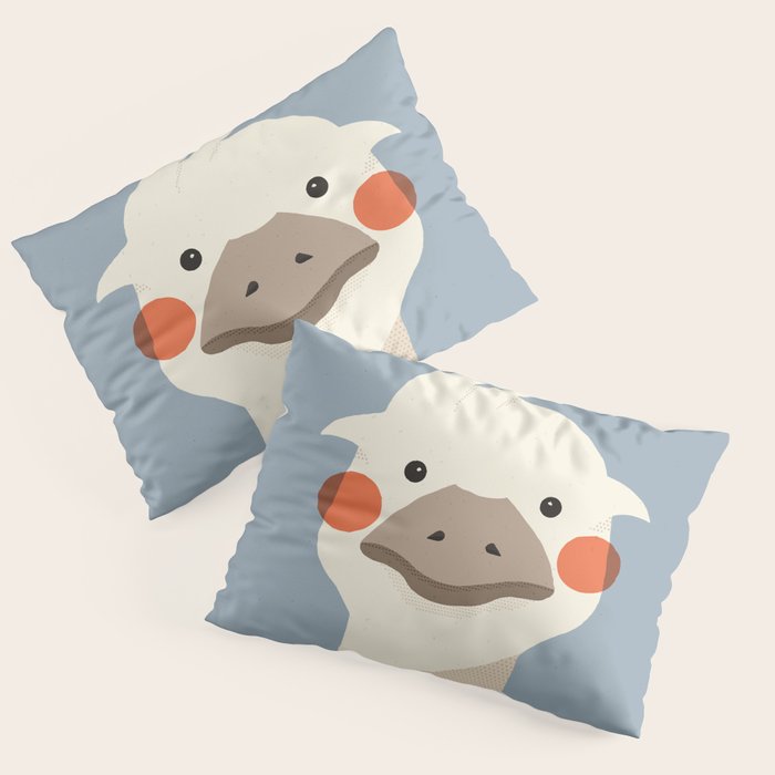 Emu, Animal Portrait Pillow Sham Gallery Image 3