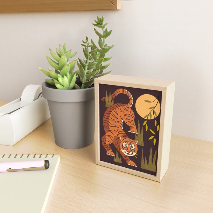 Tiger Moon Mini Art Print Gallery Image 2