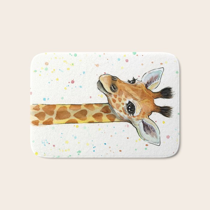 Baby Giraffe Bath Mat Gallery Image 1