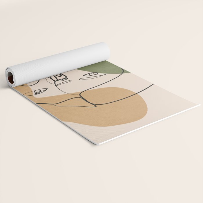 Abstract Faces 2  Yoga Mat Gallery Image 2