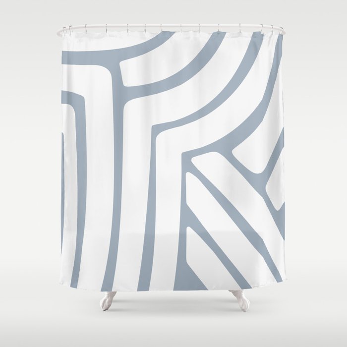 Abstract Stripes LXXII Shower Curtain Gallery Image 1