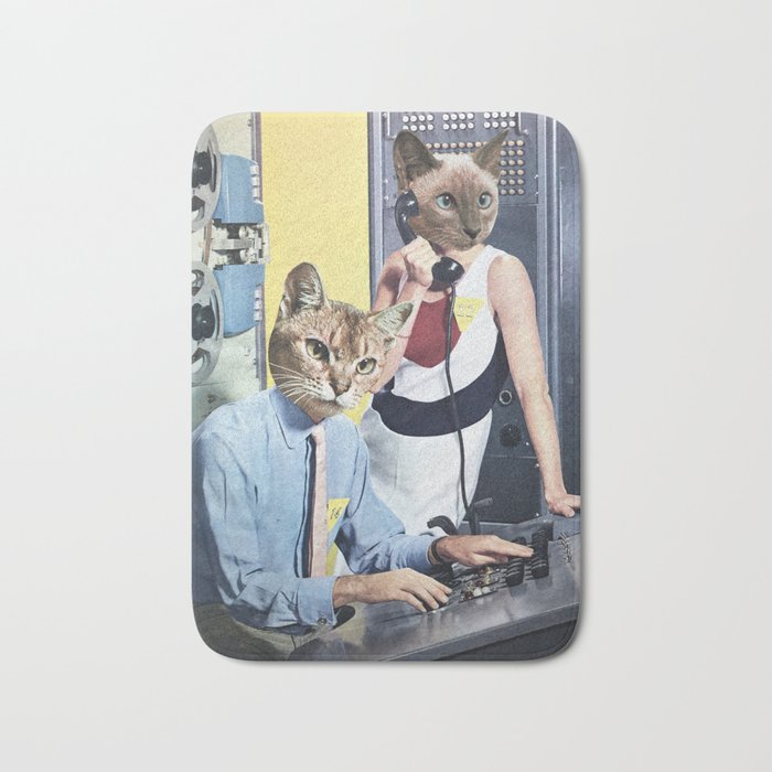 Cat Espionage Bath Mat Gallery Image 1