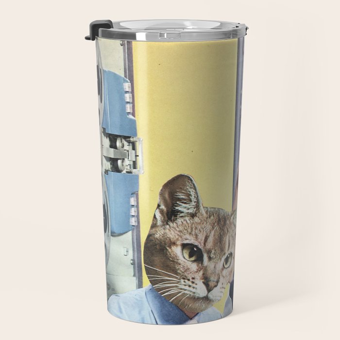Cat Espionage Travel Mug Gallery Image 3