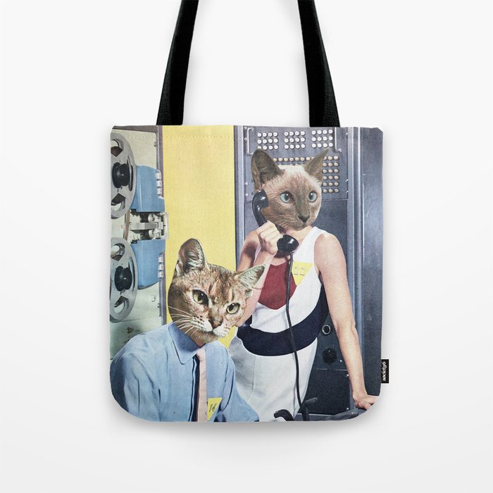 Cat Espionage Tote Bag Gallery Image 1