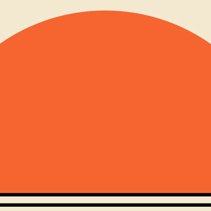 Sunrise Sunset I - Orange Black Coffee Mug Gallery Image 2