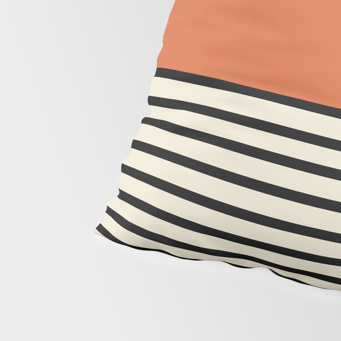 Sunrise Sunset I - Orange Black Pillow Sham Gallery Image 4