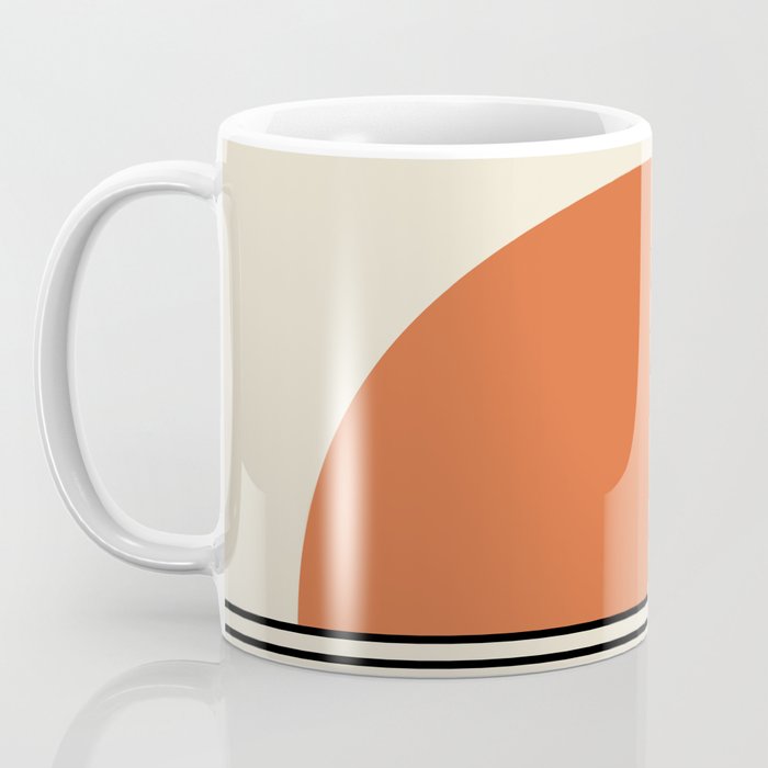 Sunrise Sunset I - Orange Black Coffee Mug Gallery Image 3