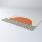 Sunrise Sunset I - Orange Black Rug Gallery Image 3