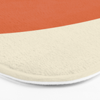 Sunrise Sunset I - Orange Black Bath Mat Gallery Image 3