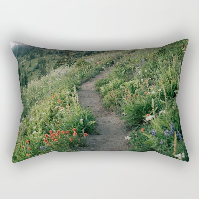 Wildflower Hike Rectangular Pillow Gallery Image 2