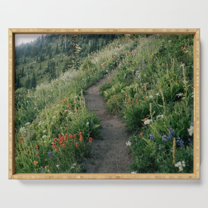 Wildflower Hike Serving Tray Gallery Image 1