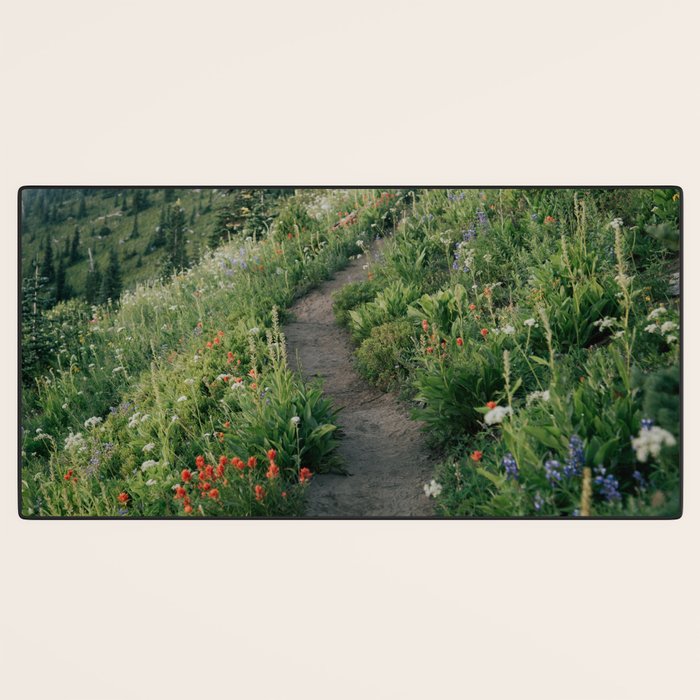 Wildflower Hike Desk Mat Gallery Image 3