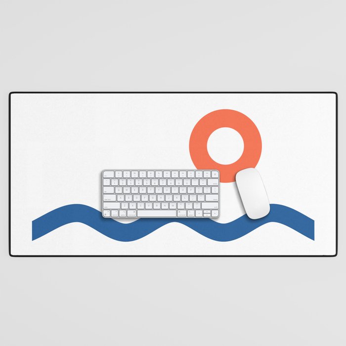 Nautical 02 Seascape Desk Mat Gallery Image 1