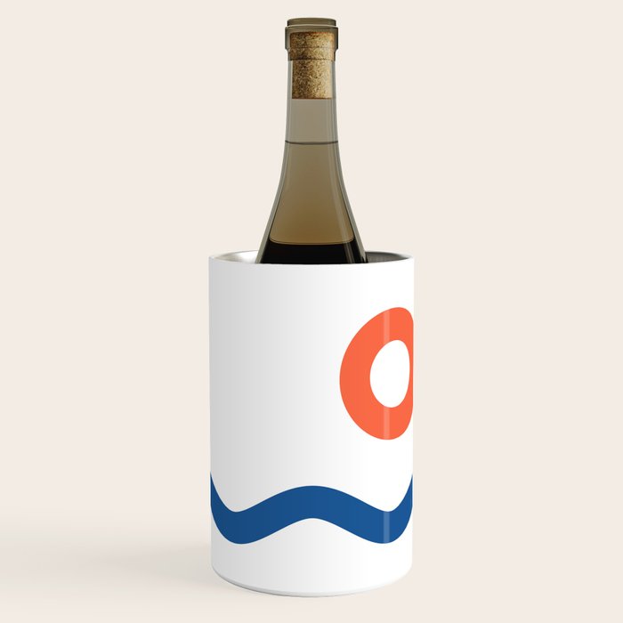 Nautical 02 Seascape Wine Chiller Gallery Image 1