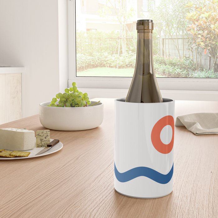 Nautical 02 Seascape Wine Chiller Gallery Image 4