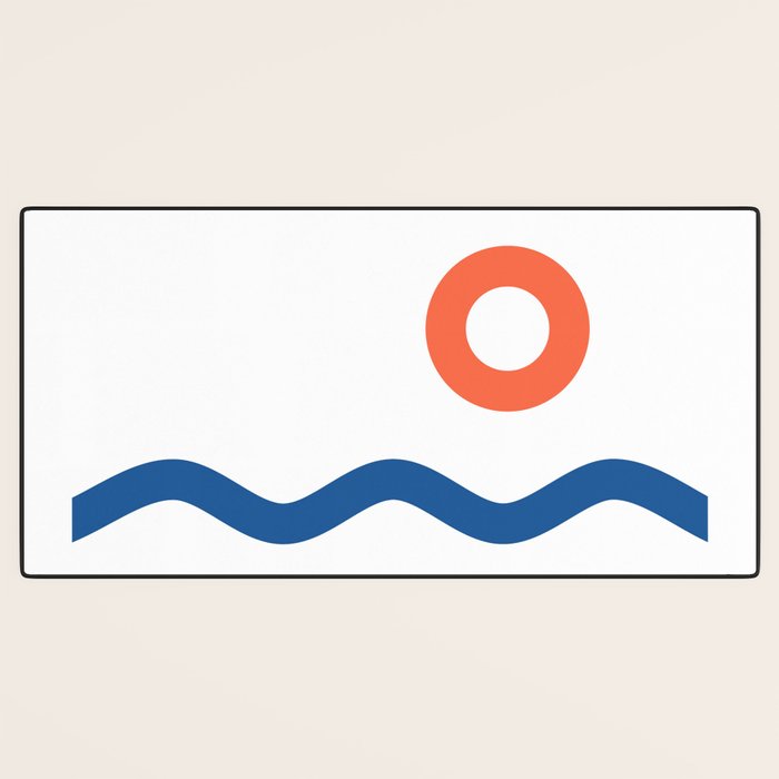 Nautical 02 Seascape Desk Mat Gallery Image 3