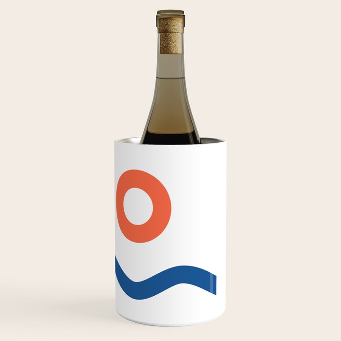 Nautical 02 Seascape Wine Chiller Gallery Image 3