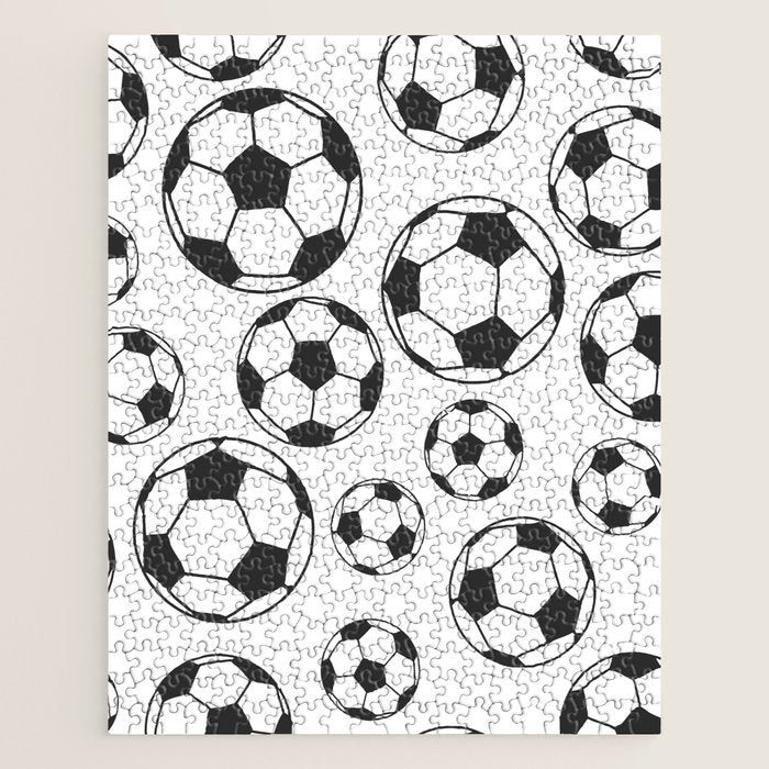 Soccer Balls Jigsaw Puzzle Gallery Image 1